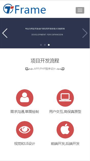 tpframe 案例首页